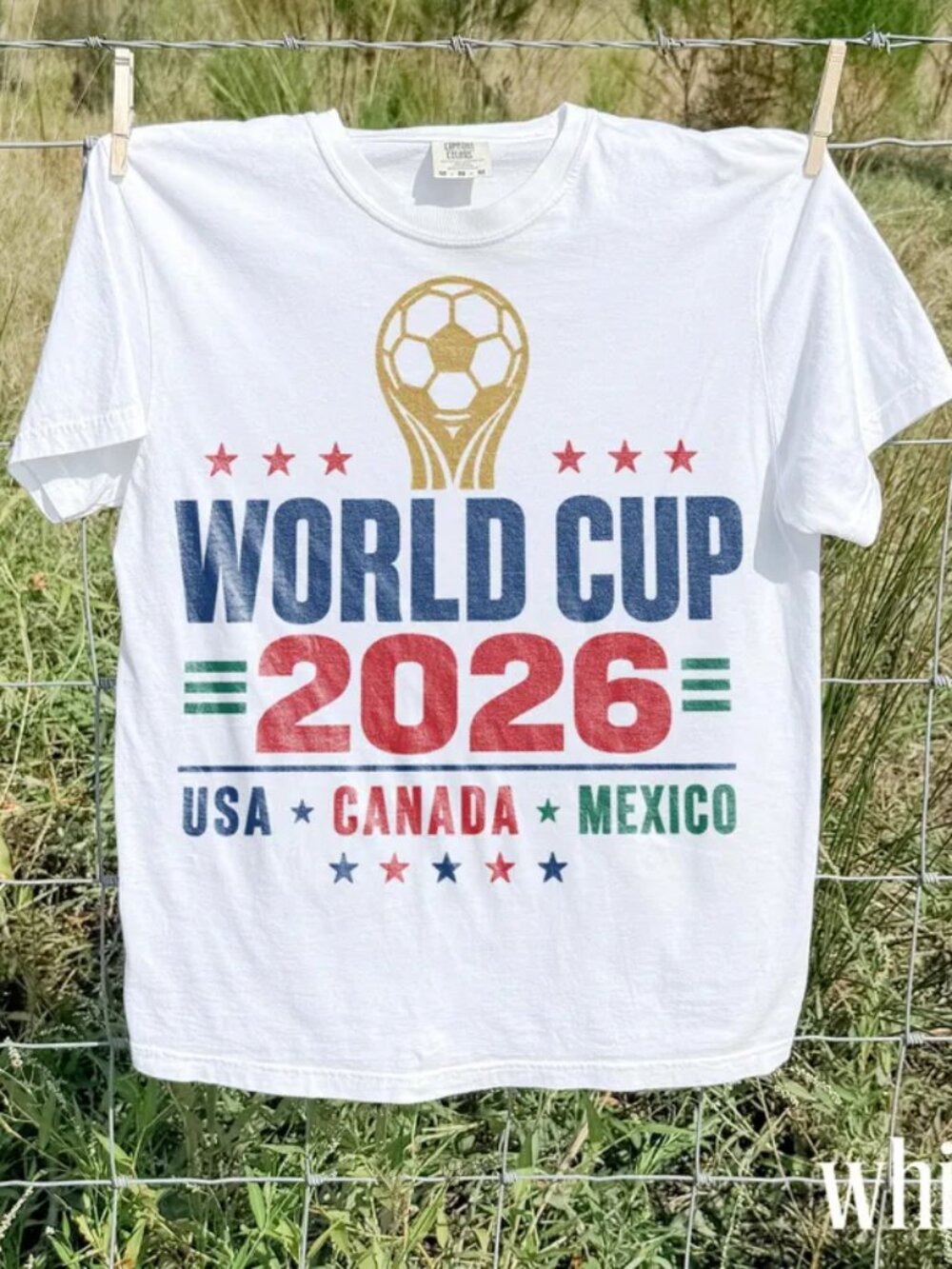 World Cup 2026 Trophy Soccer Tee, USA Canada Mexico Football Fan Shirt